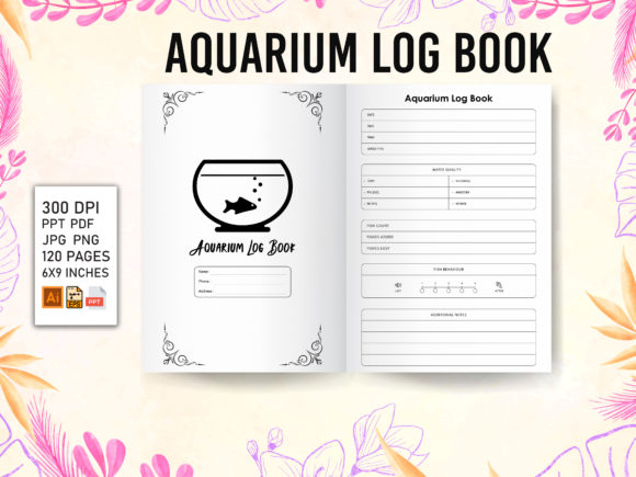Aquarium Log Book KDP Interior: Boost Sales