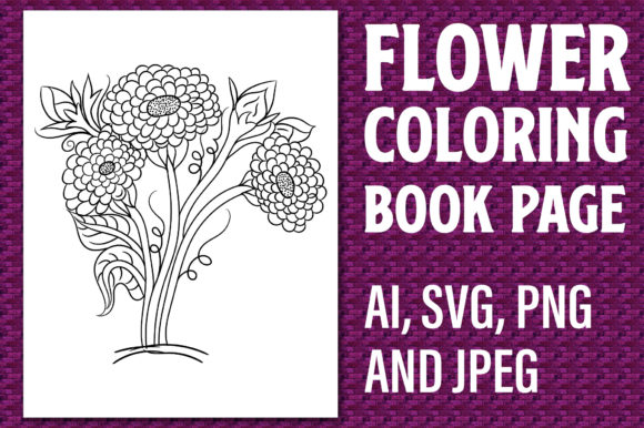 Evaluating Flower Coloring Page 31 for KDP and Creative Projects