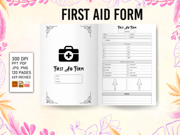 First Aid Form KDP Interior: Ready-to-Upload Files