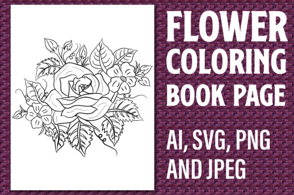Flower Coloring Page 27 Coloring Pages: Elevating Your Amazon KDP Designs