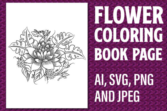 Flower Coloring Page 32: Elevating Your Amazon KDP Coloring Book Design