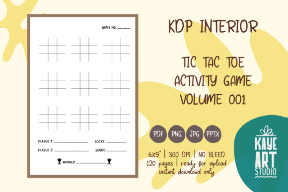 KDP Interior Tic Tac Toe Game Vol. 01: A Creator’s Guide