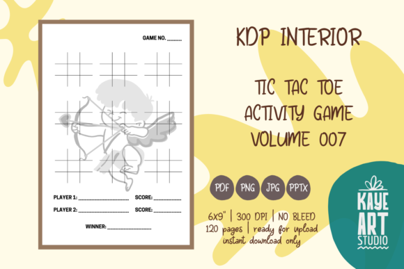 KDP Interior Tic Tac Toe Game Vol. 07: A Practical Guide to Publishing Low-Content Books Correctly