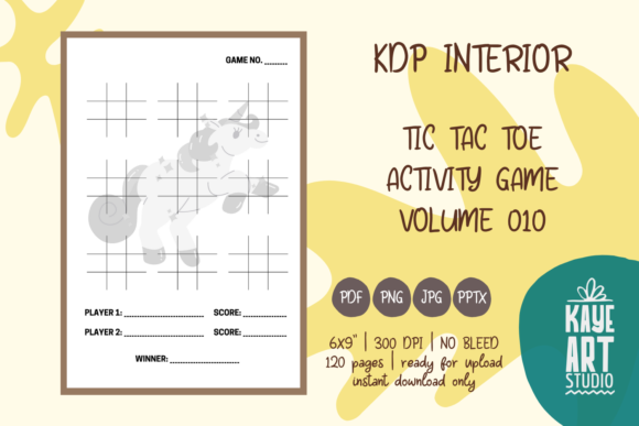 KDP Interior Tic Tac Toe Game Vol. 10