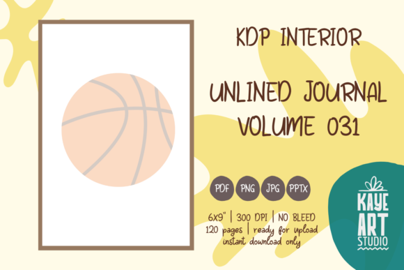 KDP Interior Unlined Journal Vol. 31: Creative Uses