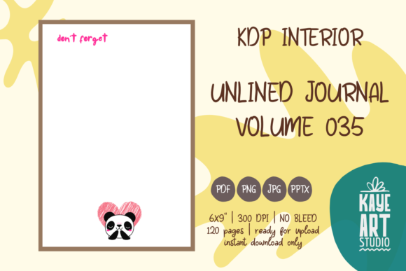 KDP Interior Unlined Journal Vol. 35: A Practical Asset for Low-Content Publishers