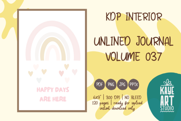 KDP Interior Unlined Journal Vol. 37: A Practical Resource for Low-Content Publishers