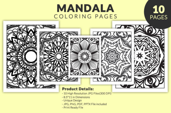 Mandala Coloring Page for Adults Books: Creative Uses