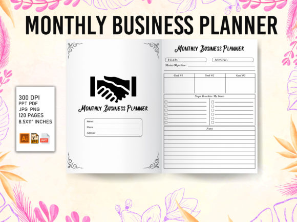 Monthly Business Planner - KDP Interior: A Strategic Asset for Low-Content Publishing