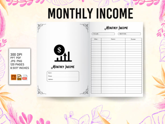 Monthly Income - KDP Interior: Building Sustainable Revenue with Ready-to-Upload Assets