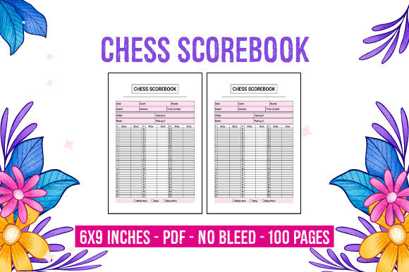 Optimizing KDP Interior - Chess Scorebook Layouts for Professional Print on Demand Publishing