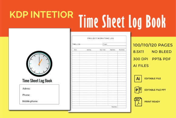 Time Sheet Log Book KDP Template: A Practical Asset for Low Content Publishers