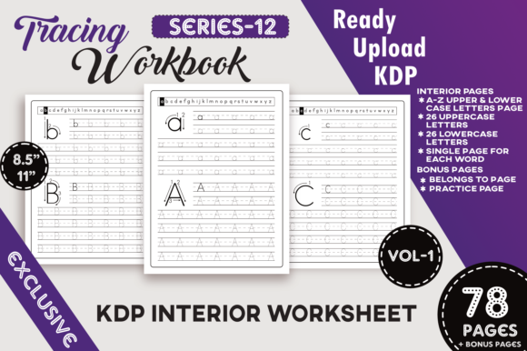 Vol-1 KDP Letter Trace BW Workbook Interior