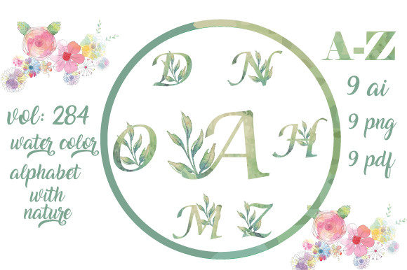 Watercolor Alphabet Clipart with Natural Elements: A Practical Guide for Creators